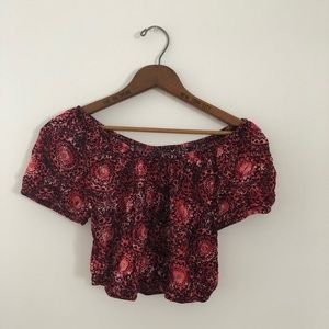 OFF THE SHOULDER CROP TOP!!